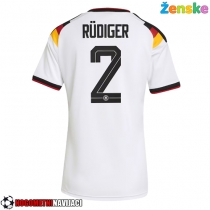 Ženske Nogometnih dresov Nemčija Antonio Rudiger #2 Domači SP 2026 Kratki rokavi